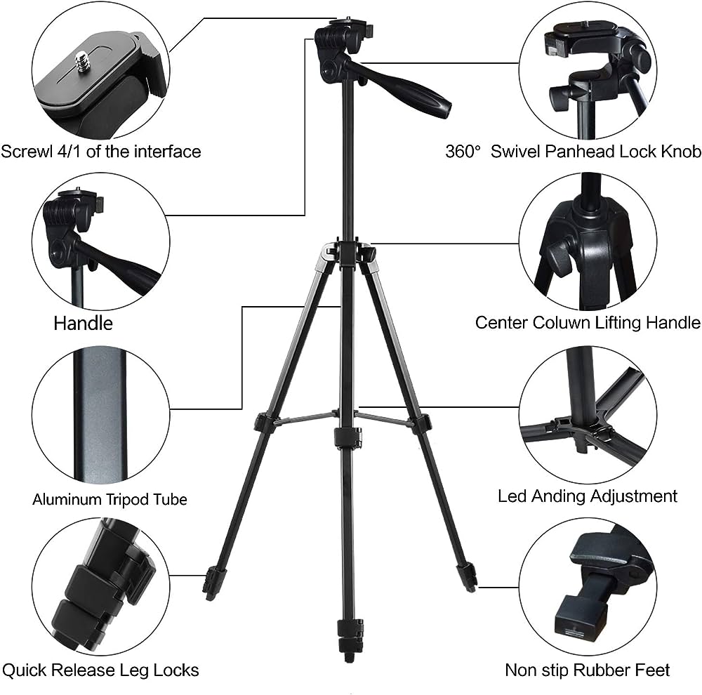 iPhone Lightweight Teefeet Tripod 54”