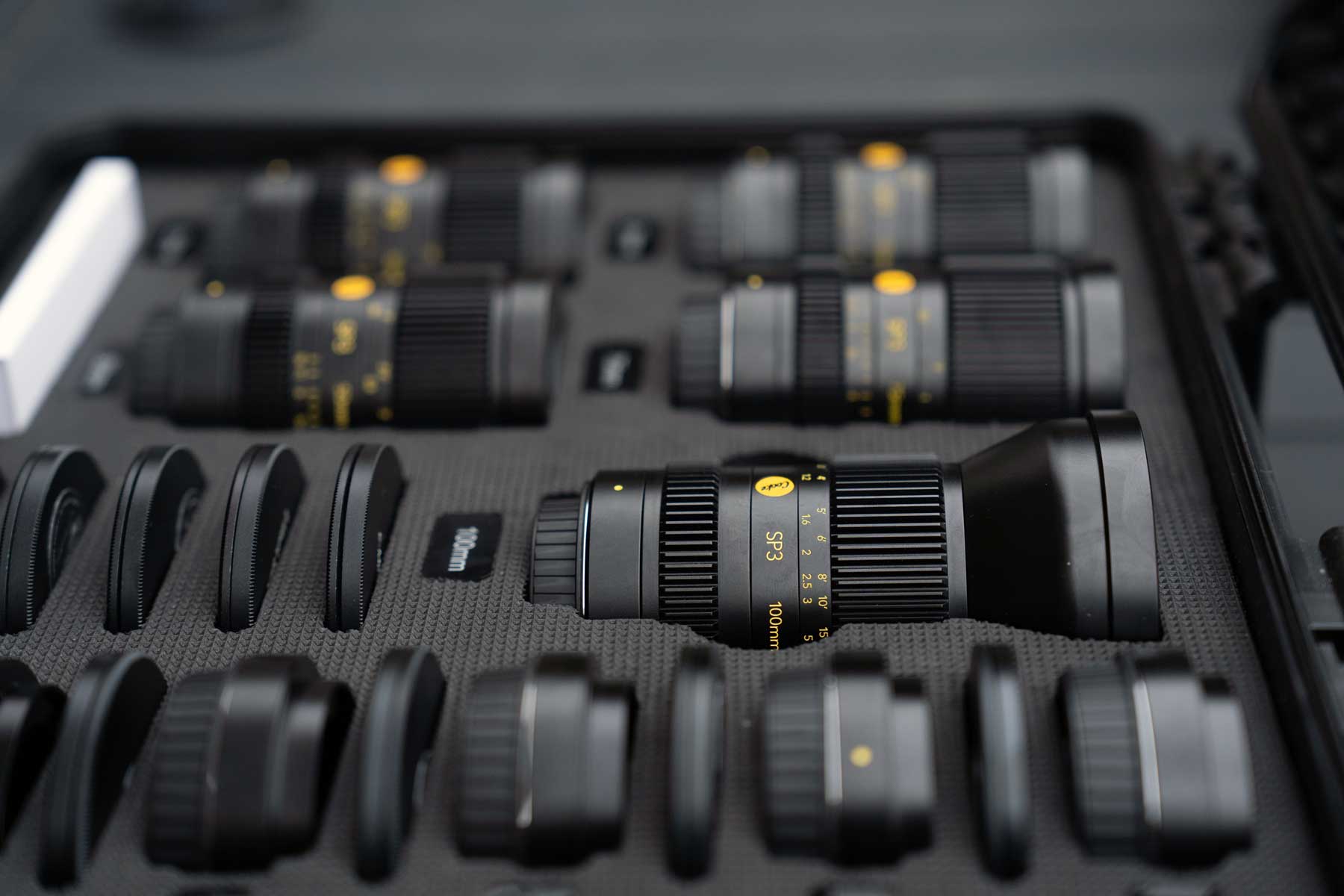 Cooke SP3 5-Lens Set close