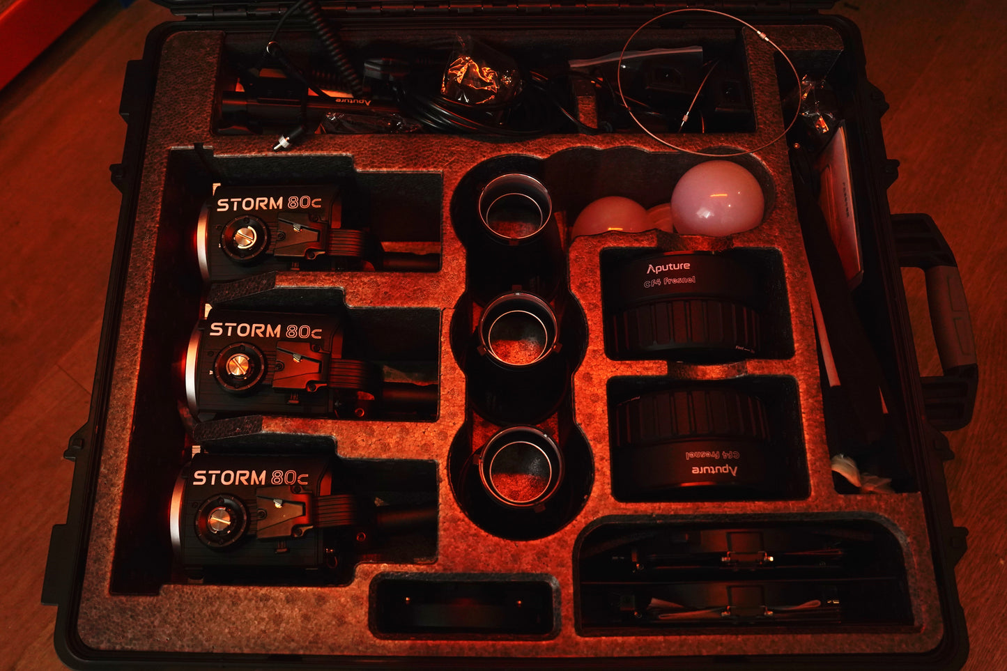 Aputure Storm 80c 3 Light Kit Set