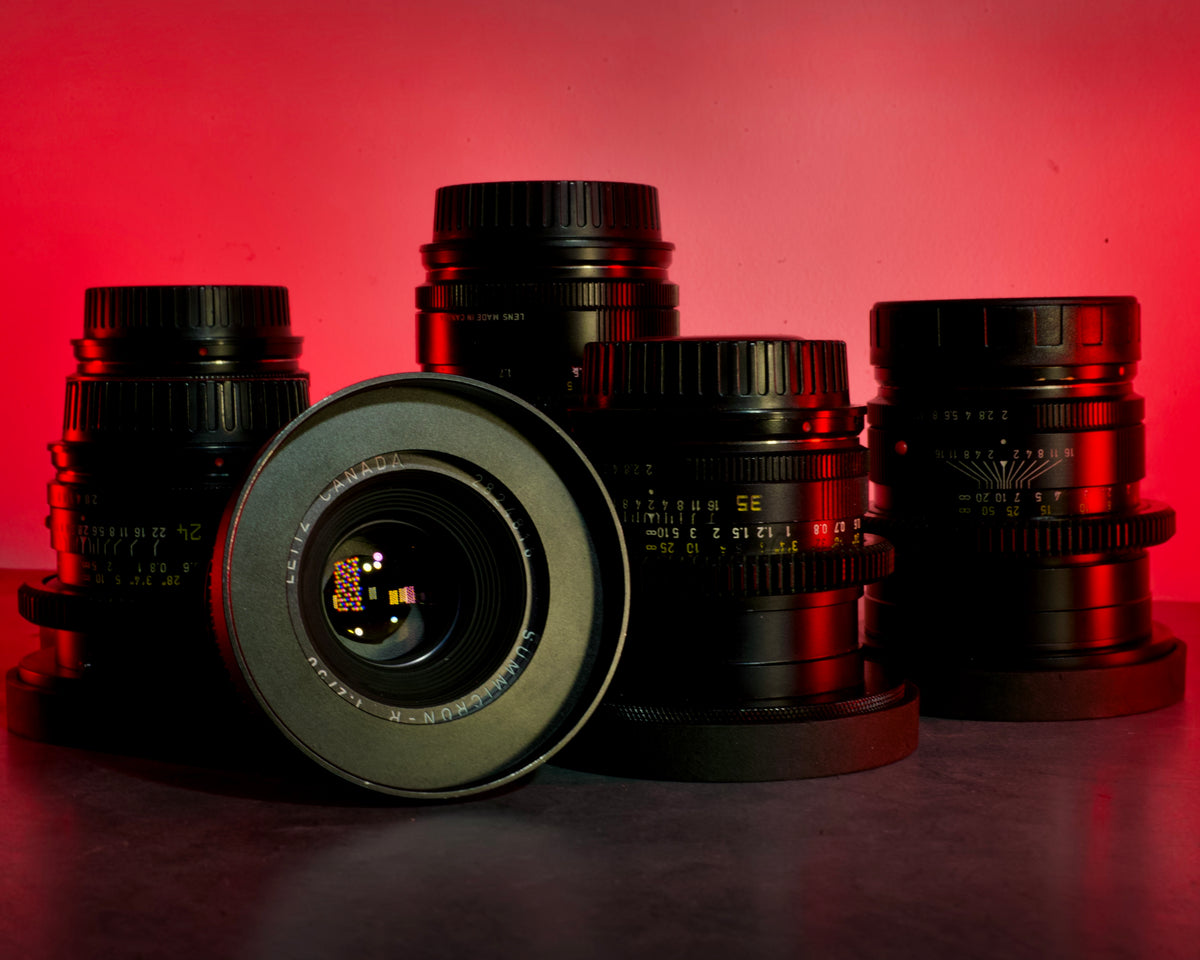 Leica Elmarit-R Lens Set Hire | Moonshine Film