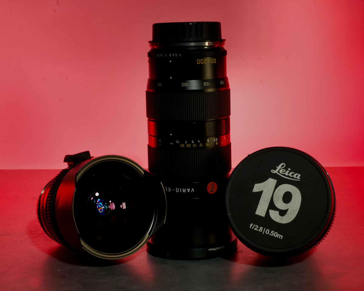 Leica Elmarit-R Lens Set Hire | Moonshine Film